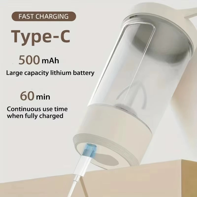 Revolutionary 450ml Electric Shaker Cup - Self-Stirring Intelligent Mixer for Effortless Protein Shakes and Meal Replacements