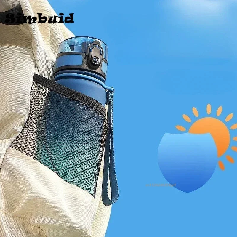 Vibrant Leak-Proof Sports Water Bottle - 500ml, 650ml, and 1000ml Options for Outdoor Adventures and Gym Workouts