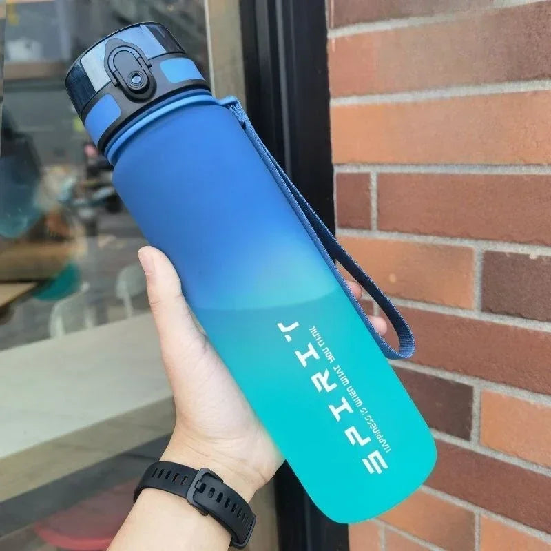 Vibrant Leak-Proof Sports Water Bottle - 500ml, 650ml, and 1000ml Options for Outdoor Adventures and Gym Workouts