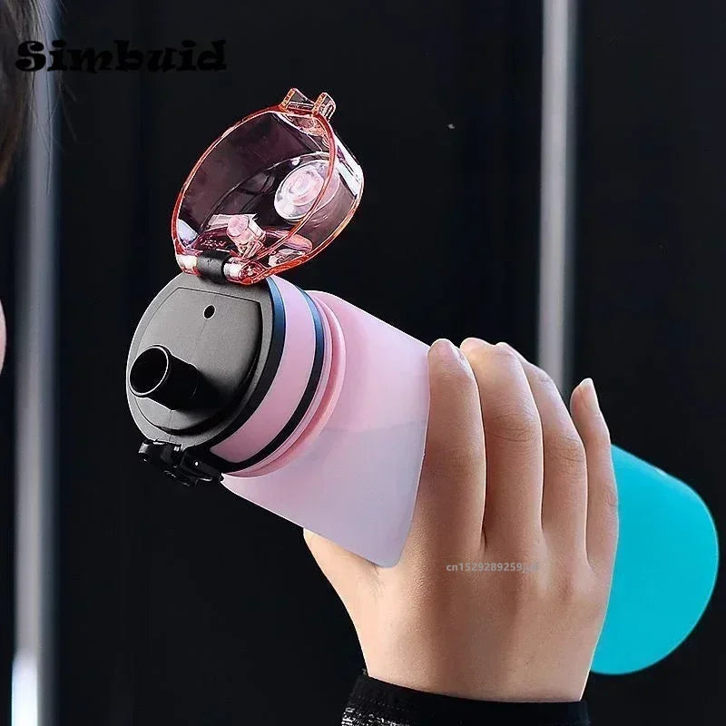 Vibrant Leak-Proof Sports Water Bottle - 500ml, 650ml, and 1000ml Options for Outdoor Adventures and Gym Workouts
