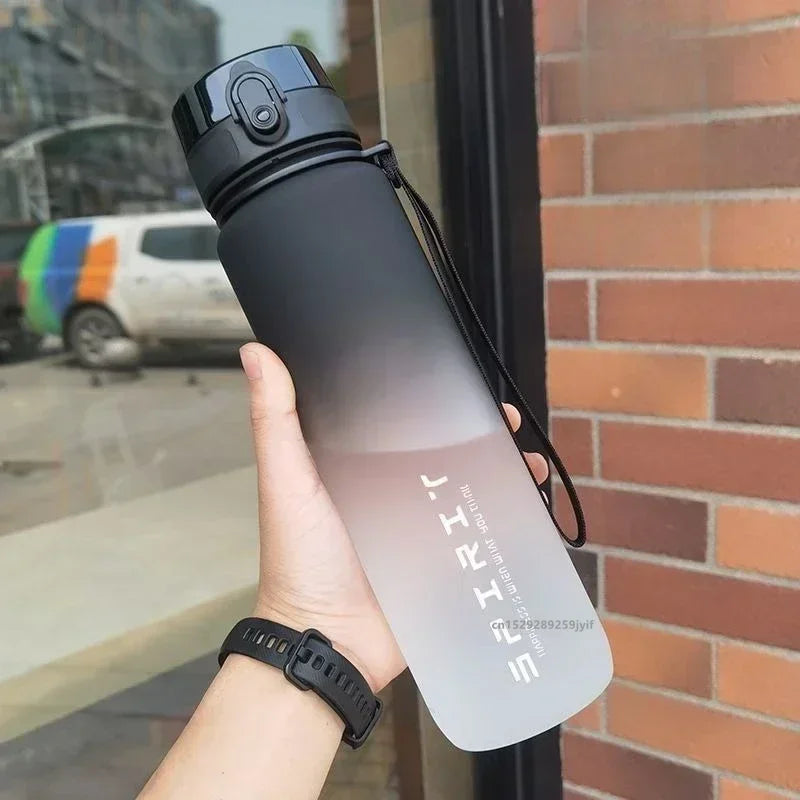 Vibrant Leak-Proof Sports Water Bottle - 500ml, 650ml, and 1000ml Options for Outdoor Adventures and Gym Workouts