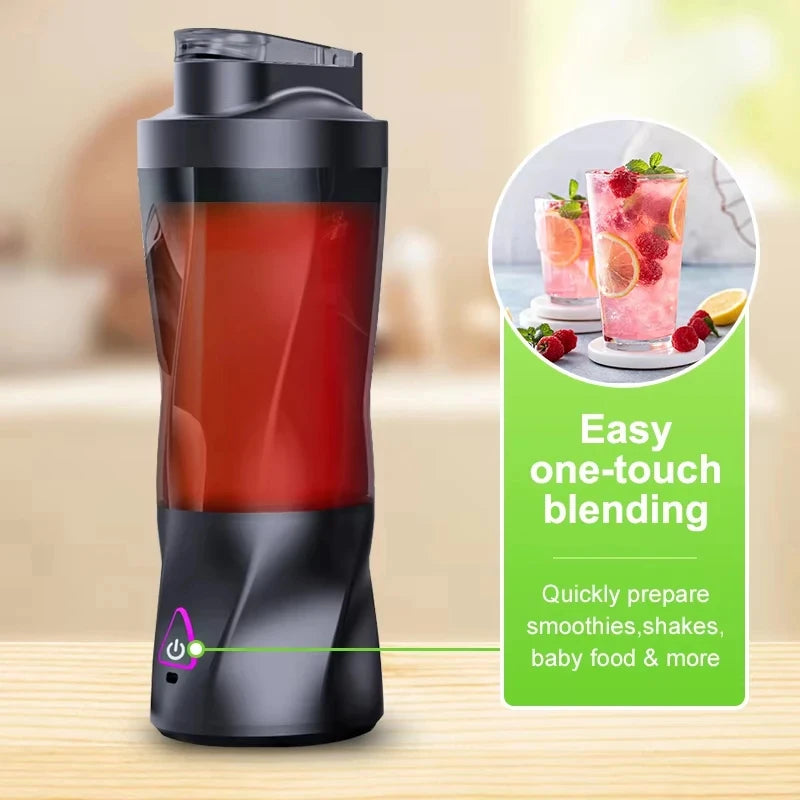 Ultimate Electric Portable Juicer: 700ML Multifunctional USB Rechargeable Smoothie Blender for Fresh Shakes On-the-Go